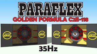 SKEMA BOX SUBWOOFER 18quot  PARAFLEX GOLDEN FORMULA 118 [upl. by Shellans]