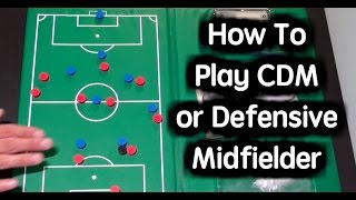 Defensive Midfielder Tutorial in possession ► Soccer Positions  Football Positions [upl. by Ailedamla]