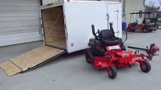 Snapper Pro S125XT  5901248 61quot Zero Turn Lawn Mower Enclosed Trailer Package sle [upl. by Airalednac280]