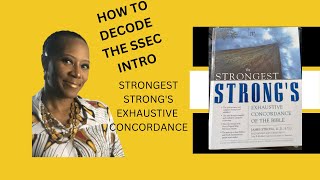 How To Read The Strongs Exhaustive Concordance  Bible Study Tips amp Tricks [upl. by Greyso]