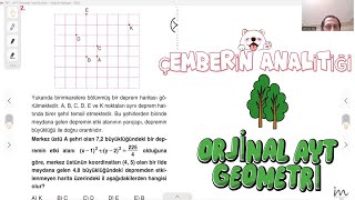 Ã‡EMBERÄ°N ANALÄ°TÄ°ÄÄ° YENÄ° NESÄ°L SORU Ã‡Ã–ZÃœMÃœ DEPREM SORUSU AYT GEOMETRÄ° ORJÄ°NAL YAYINLARI [upl. by Animlehliw]