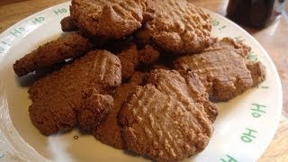 Keto cooking How to make almond butter cookies [upl. by Narrat]