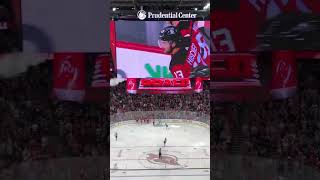 new jersey devils captain nico hischier’s tiebraking powerplay goal shorts njdevils [upl. by Winfield]