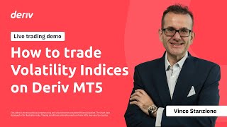 How to trade Volatility Indices on Deriv MT5  Live Demo [upl. by Fabiolas]