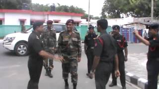 MS Dhoni superb entry in Agra [upl. by Llenra]