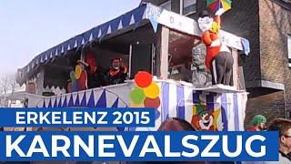 Erkelenz  Karnevalsumzug 2015 [upl. by Nyledam575]