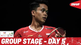 BWF Thomas Cup Finals 2024  Indonesia vs India  Group C [upl. by Yatnuhs]