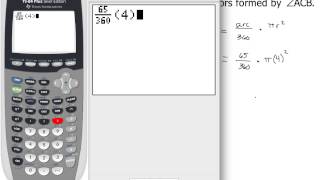 Ch 11amp12 Finding Area for Rectangle Circle and Sector [upl. by Conant]