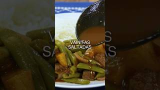 Vainitas saltadas un clásico del menú casero ¡económico y nutritivo 👌🙌 [upl. by Esiuqcaj]