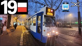 🚊 GVB Amsterdam Tramlijn 19 Cabinerit Station Sloterdijk – Diemen Sniep 12G laatste rit trapwagen [upl. by Ardelis]