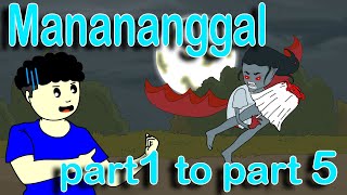 Manananggal part 1 to 5  Pinoy Animation [upl. by Johnsson]