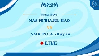 🔴Rec Day 7  Futsal  MAS MINHAJUL HAQ vs SMA PU AlBayan [upl. by Eecyak]