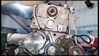 Install Timeng Belt Tutorial Mitsubishi L300 2011 Model Gasoline Engine 4G63 [upl. by Savart]