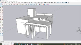 SketchUp tutorial  How to Create Model In Sketchup SketchUp modeling tutorial [upl. by Drahser]