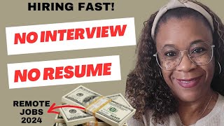 Get HIRED NOW With These EASY Hire Remote Jobs 2024 [upl. by Bevon400]