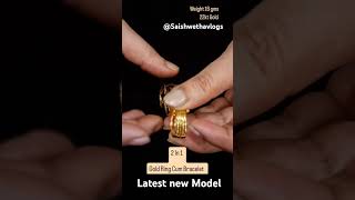 2 in 1 gold bracelet or Ring Latest Design new 2in1gold jewellery trending Saishwethavlogs [upl. by Griffie]