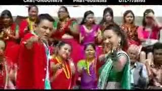 New Nepali Teej Song 2013 Udhreko Choli Laudina Ma Ta Latest Teej Geet 2070 [upl. by Lekcar]