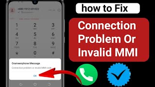 How To Fix Connection Problem Or Invalid MMI Code  How To Fix lnvalid MMI Code [upl. by Nerret]