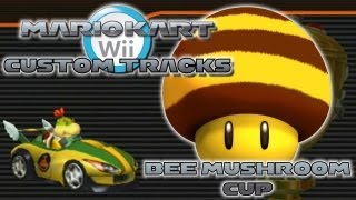 Mario Kart Wii Custom Tracks  Bee Mushroom Cup [upl. by Mclyman]