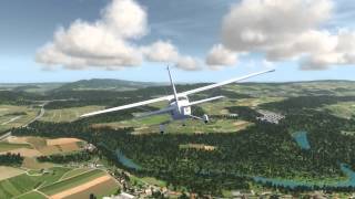 Aerofly FS Cessna 172 Swiss Tour [upl. by Reinhart]