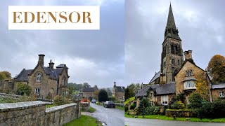 Peak District Walk in 4k  The village of Edensor [upl. by Cordie]