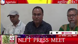 NLFT PRESS MEET SEPT 302024 agtlive24x7 [upl. by Yrrok]