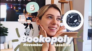 Bookopoly 📚🎲  5 • Leseliste November 2022 🍂🥰  MARW [upl. by Starbuck313]