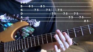 Pentatonic Endurance part 1 with tabs [upl. by Root598]