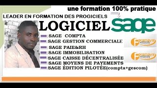 SAGE 100 RAPPROCHEMENT BANCAIRE 1ère partieRapprochement manuel [upl. by Orna]