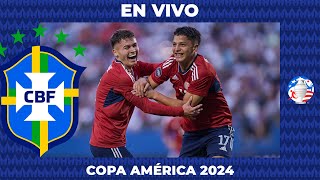 Brasil vs Costa Rica EN VIVO 🔴  Copa América 2024 🏆  Fecha 1 [upl. by Inalial]