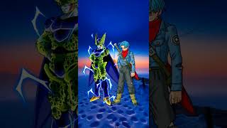 Trunks vs Cell Max anime dragonball goku [upl. by Jaddo157]