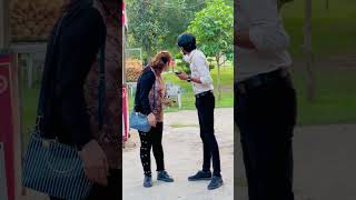 Aunty reaction 😂 wait for end 🤣 auntyprank nazimprank funny [upl. by Felicia]