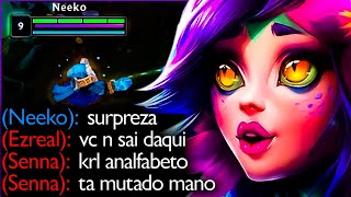 IMPOSSÍVEL NÃO RIR KKKKKK NEEKO GANK SURPRESA É MUITO FORTE [upl. by Pegasus]