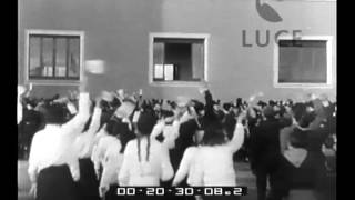 Mussolini inaugura Cinecittà [upl. by Halilahk213]