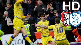 Rotherham United 2 Sheffield Wednesday 3  EXTENDED HIGHLIGHTS  HD [upl. by Ellerehc]