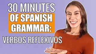 Spanish Grammar All about reflexive verbs [upl. by Airelav84]