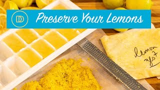 Freeze Your LemonsCitrus to Preserve them for Months [upl. by Hidie]