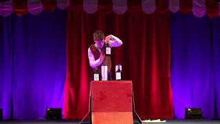 Multiplying Bottles by Soleyman Pierini Circus Smirkus at First Night Burlington 2018 [upl. by Ericha]