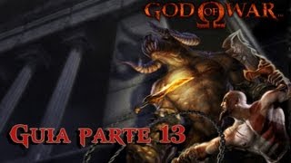 Guia God Of War 1 en español HD 13 El Templo de Pandora [upl. by Annaillil]