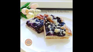 Kynutý borůvkový koláč s drobenkou  Podciperák  Metýnka  CZSK HD recipe [upl. by Romaine238]