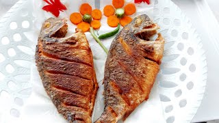 Fish fry recipe  Thailand restaurant style Italian orata fish fry recipe  মচমচে মাছ ভাজা রেসিপি [upl. by Ahsimik]