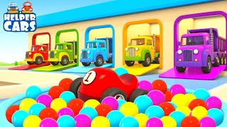 Car cartoons for kids amp Cars cartoon full episodes  Street vehicles amp trucks for kids [upl. by Magan]