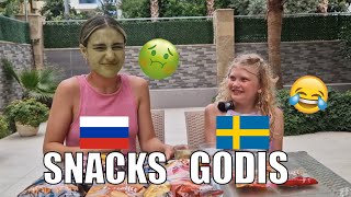 🍭🍿 Ryska Snacks VS Svenskt Godis 🍬🍫 [upl. by Ocram]