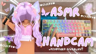 MM2 but its keyboard ASMR  HANDCAM  epomaker collab  KEYBOARD GIVEAWAY [upl. by Fidellia]