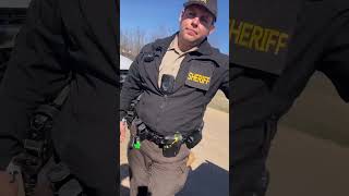 Sheriff draws weapon over mud flaps [upl. by Ramor561]