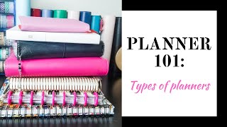 Planner 101 Types of Planners And Planner Layouts [upl. by Eedak]