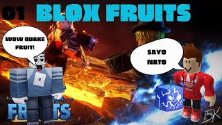 Roblox Bloxfruits  Ep1  BINIGYAN AKO NG QUAKE FRUIT SA MGA BLOX FRUITS PLAYERS IM SO HAPPY [upl. by Stelle]