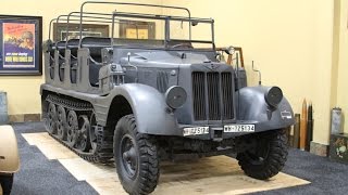 World War 2 Hanomag Sd Kfz 11 German HalfTrack 1938 Walk Around [upl. by Kynan344]