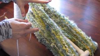 How to use a niddy noddy and twist a skein of yarn with Mary Egbert [upl. by Anamuj]