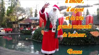 Citation message de Bonne Heureuse Année 2024 du Père Noël à offrir [upl. by Mallory662]